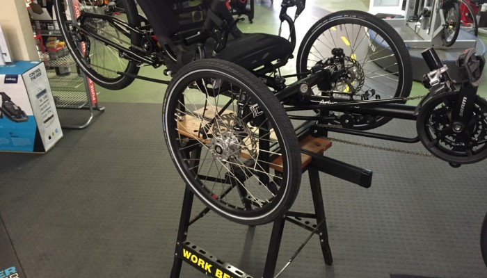 recumbent trike work stand