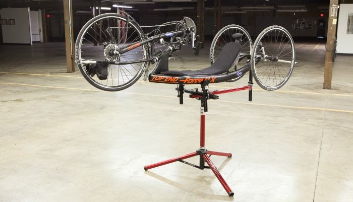 recumbent bike repair stand